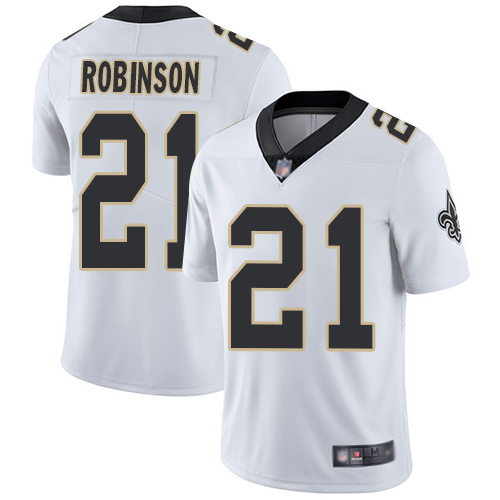 Men New Orleans Saints Limited White Patrick Robinson Road Jersey NFL Football #21 Vapor Untouchable Jersey